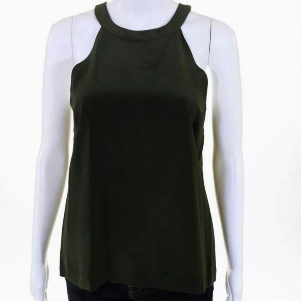 NWT Badgley Mischka green top size 8
